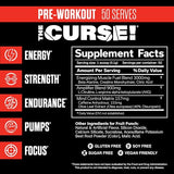 JNX Sports The Curse!® Pre-Workout - Fruit Punch Flavor, 8.9 oz (255 g)