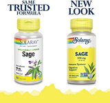 Solaray Organic Sage: 100 VegCaps for Digestive & Cognitive Support