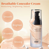 3-in-1 Liquid Foundation, Concealer & Sun Block SPF | Matte Full Coverage