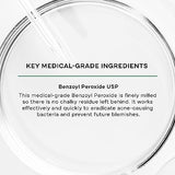 Replenix 5% Benzoyl Peroxide Wash - Advanced Acne Cleanser for Face & Body - 6.7 Oz