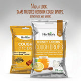 Herbion Naturals Honey Lemon Cough Drops - Soothing Relief - 25 Count