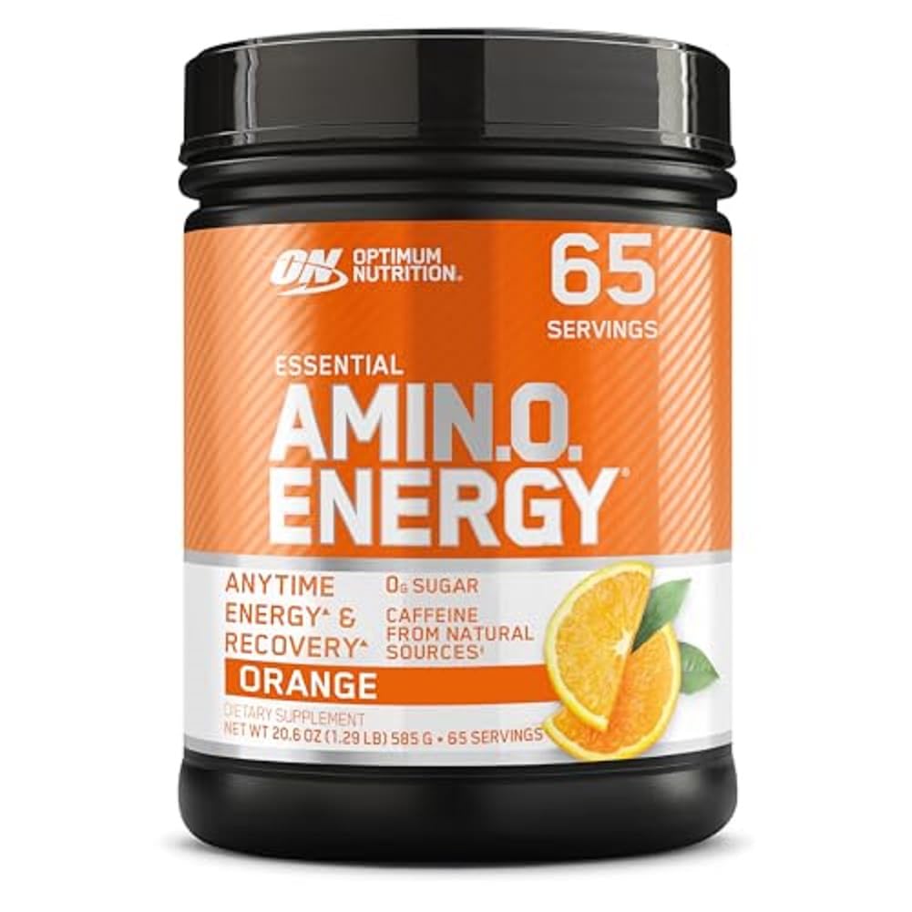 Optimum Nutrition Essential Amino Energy Orange 585g - EAA BCAA Energy Drink Powder
