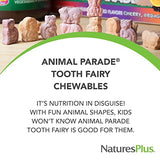 Nature's Plus, Source of Life, Animal Parade, Tooth Fairy Probiotic, Children's Chewable, Natural Vanilla Flavor, 90 Animal-Shaped Tablets