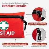 General Medi Mini First Aid Kit – 110-Piece Emergency Kit with Foil Blanket & Scissors