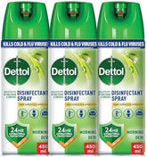Dettol All-in-One Disinfectant Spray (3-Pack, Morning Dew)