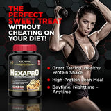 ALLMAX Hexapro Lean Protein Meal, Chocolate Peanut Butter flavor, 5 lbs - high-protein, low-carb meal replacement for muscle support.