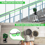 Professional 12-Line Green Light Self-Leveling Cross Marking Laser Level