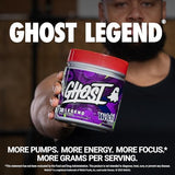 GHOST Legend Pre-Workout Powder - Welch's Grape (Energy & Focus)