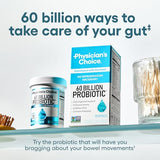 Probiotics 60 Billion CFU 2 Month Supply with Prebiotics Natural Shelf Stable Acidophilus Supplement 60 CT