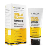 Dr. Sheth’s Centella & Niacinamide Sunscreen SPF 50 PA++++ - Acne & Oil Control, Ultra-Matte Finish, 50g