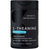 Sports Research L-Theanine 200mg, 60 Softgels