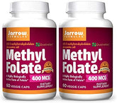 Jarrow Formulas Methyl Folate (5-MTHF) - 2 Packs - Supports Cognitive & Heart Health