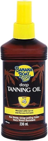 Banana Boat Tanning Oil SPF 4 - 236ml