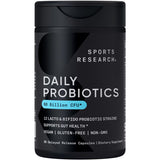Sports Research Daily Probiotics with Prebiotics for Women & Men - 30 Veggie Caps