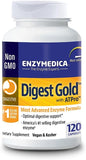 Enzymedica Digest Gold Digestive Enzyme Support with ATPro, 120 Capsules