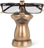 Abbott Collection Cat Face Eyeglass Holder - Bronze