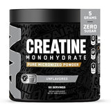 All Black Everything Creatine Monohydrate - 60 Servings, Unflavored Micronized Powder for Muscle Support & Energy