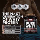 NXT Nutrition Pure Whey 2.25kg - Hydrolyzed Whey Protein with Isolate & Concentrate - Muscle Growth Recovery 75 Servings Milk Chocolate