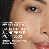 Neutrogena Hydro Boost Eye Cream, Dark Circle & Puffiness Relief, Caffeine & Peptides, Fragrance Free, 0.5 oz
