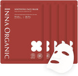 Inna Organic Rose Geranium Soothing Sheet Mask (5 Pack) - Calming & Hydrating