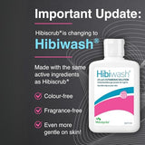 Hibiwash 125ml Antimicrobial Body Wash – Pre- & Post-Operative Cleanser with JJH Medical 5-Day Protocol Guide