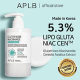 APLB Glutathione Niacinamide Body Wash | LIPO GLUTA NIAC CEN™ 5.3% | Korean Skincare for Brightening & Hydration | 10.14 FL.OZ