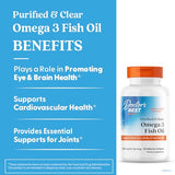 Doctor's Best Purified & Clear Omega 3 Fish Oil Capsules