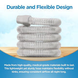 Resplabs CPAP Tubing & Hose Cover - Gray (Standard 22mm)