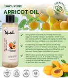 Organic Apricot Kernel Oil - Pure Cold-Pressed Carrier Oil (220ml)