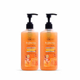 BIOCOS Brightening Body Wash Shower Gel - Hydrating Honey & Sweet Almond - 500ml (Pack of 2)