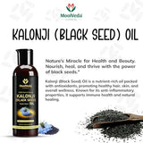 Premium Cold Pressed Kalonji Oil - Virgin Grade Black Seed Oil - 100ml