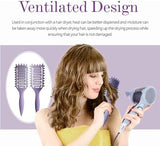 ELIO Curl Defining Brush, Purple - Define, Shape & Control Frizz