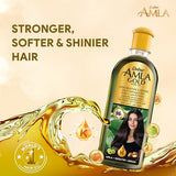 Dabur Amla Gold Hair Oil - Amla, Almond & Henna for Strong, Soft, Long Hair (200ml)