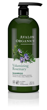 Avalon Organics Rosemary Volumizing Shampoo, 32 fl oz for Body & Shine