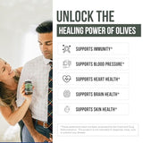 Total Olive® Olive Leaf Extract Complex (40% Oleuropein) with BioPerine, 60 Count