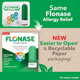 Flonase Allergy Relief Nasal Spray - 24-Hour Non-Drowsy Multi-Symptom, 144 Sprays + Bonus Tissues