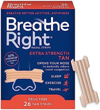 Breathe Right Extra Strength Nasal Strips (26 Count) | Drug-Free Snoring & Congestion Relief