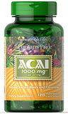 Puritan's Pride Acai 1000 Mg Antioxidant Support, 120 Count