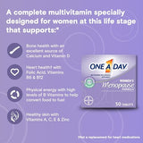 One A Day Women's Menopause Multivitamin, Gender-Specific Vitamins for Immune Health