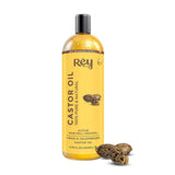 Rey Naturals Premium Cold Pressed Castor Oil - 200ml for Skin & Hair