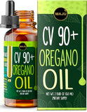 Maju Superfoods Oregano Oil Drops - 90%+ Carvacrol Wild Mediterranean Essential Oil Liquid 2 fl oz - Immune & Seasonal Support Supplement