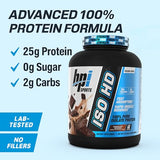 BPI Sports ISO HD Isolate Protein Chocolate Brownie - 69 Servings