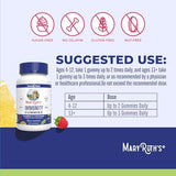 MaryRuth Organics Immunity Gummies (Sugar-Free, 90ct) - Raspberry Lemonade