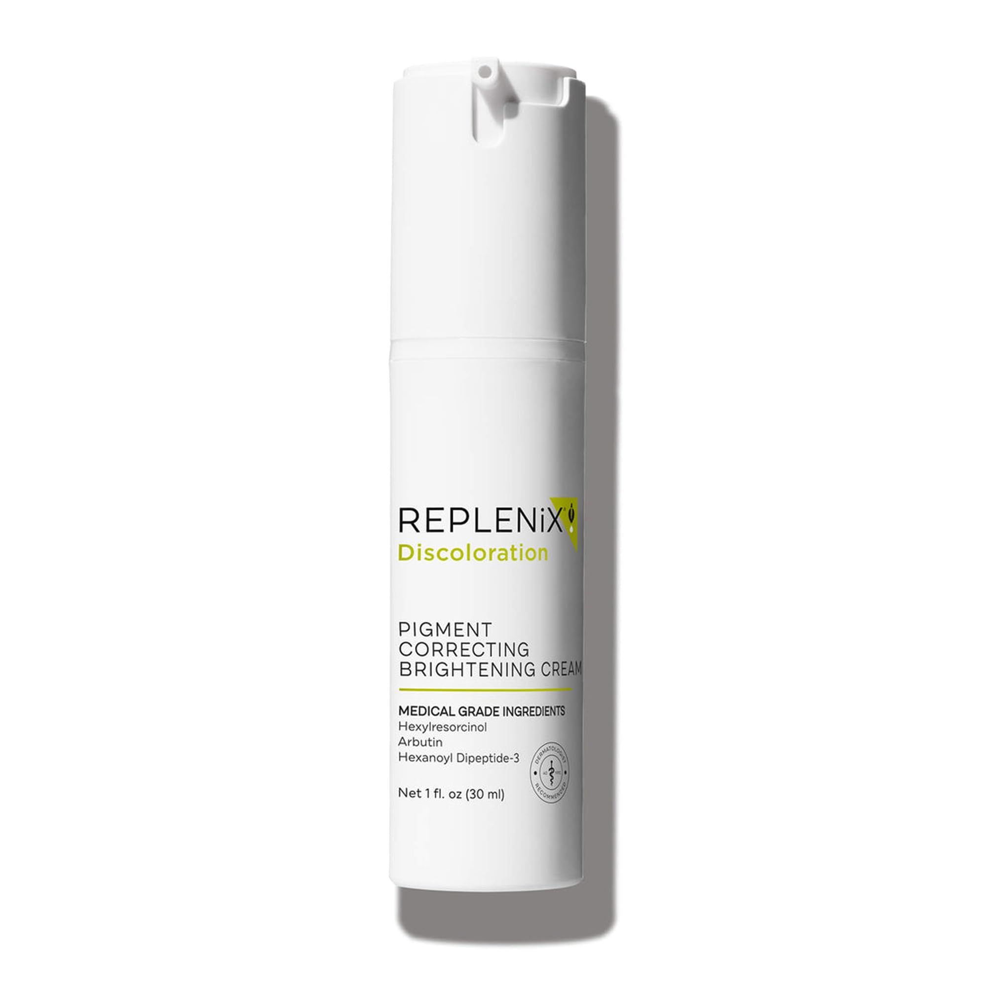 Replenix Pigment Correcting Brightening Cream, 1 oz (30g) - Medical Grade Hydrating Face Moisturizer