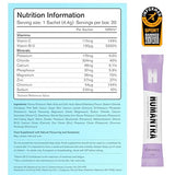 Humantra Hydration Packets - Zero Calorie, Zero Sugar Electrolyte Hydration Multiplier with Essential Minerals, Boost Immune & Metabolic Functions, Elderberry (20 Count)