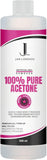JAN LONDON 100% Pure Acetone Nail Polish Remover - Professional Strength for Gel, Acrylic & Varnish, 500ml
