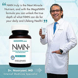 NMN Nicotinamide Mononucleotide Supplement with Trans-Resveratrol - Anti-Aging Capsules for Women & Men - 60 Pills