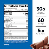 Nutricost Whey Protein Isolate Powder - Milk Chocolate Flavor, 5LBS
