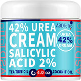 Premium 42% Urea Foot Cream with Salicylic Acid & Natural Oils - For Feet, Hands & Rough Skin