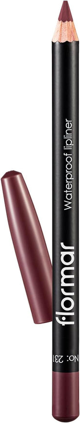Flormar Waterproof Lipliner 231 Berry Stain - Precise & Long-lasting